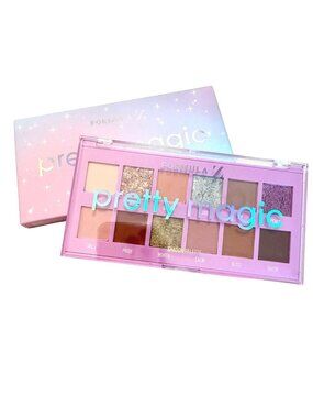 Formula Z Pretty Magic 12 Shade Eyeshadow Palette Sparkling Matte Finishes Glam